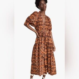 Ulla Johnson Selena Coverup Midi Dress Size Large